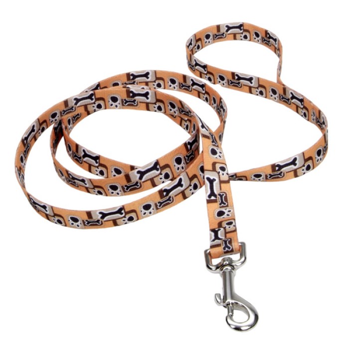 Coastal Pet Attire Style повідець для собак, 2смХ1, 2м, помаранчева кістка.